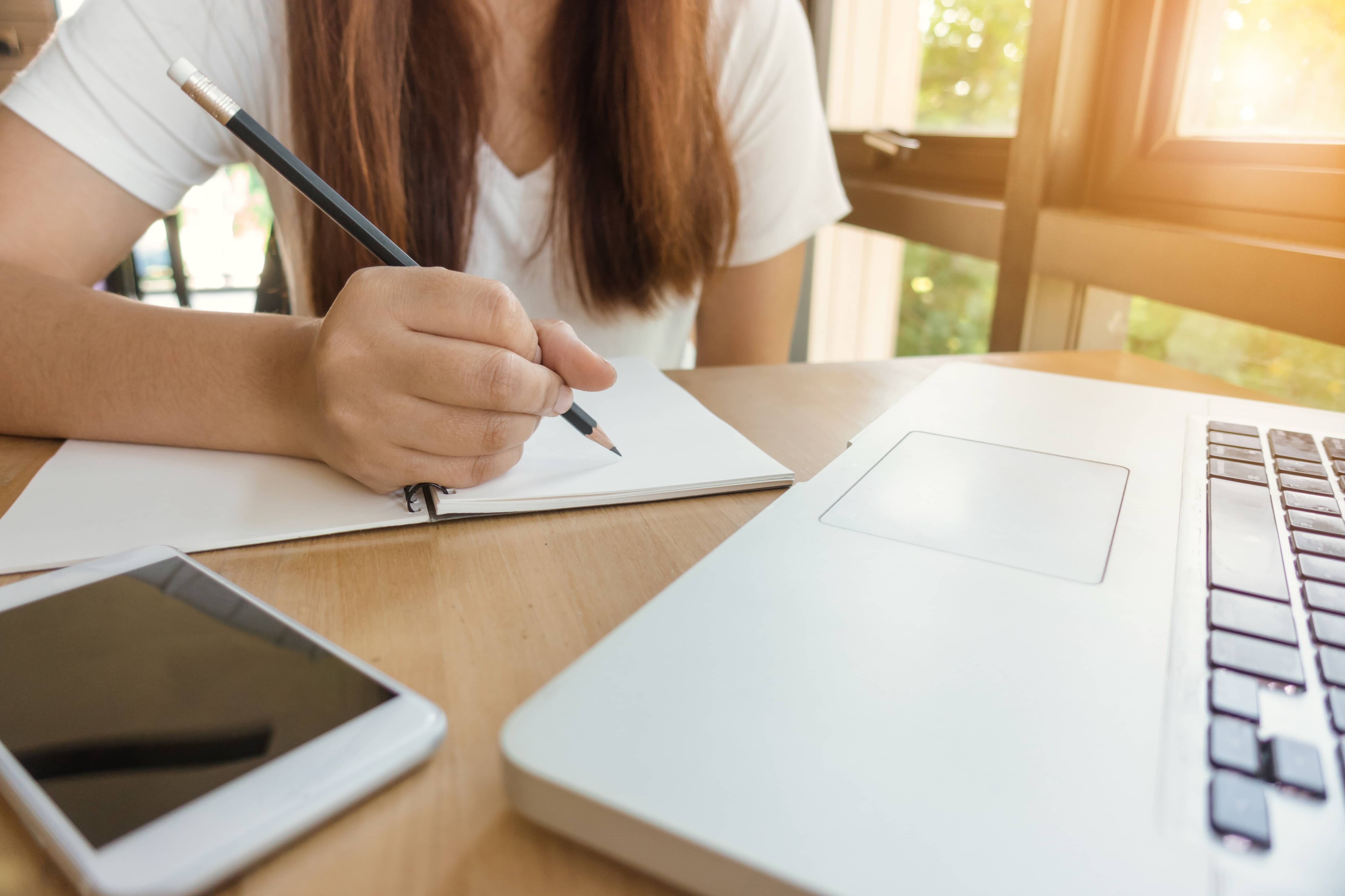 Student re-sitting exams
